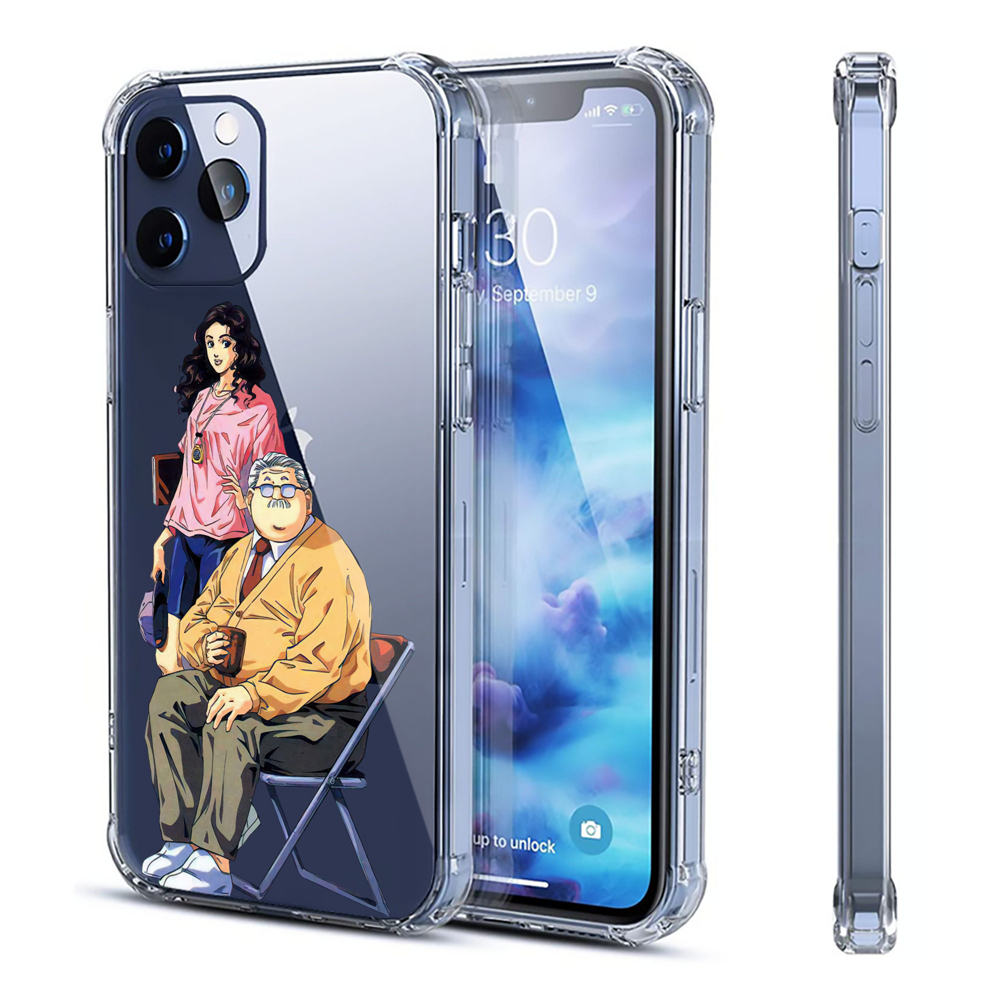 （画像用） SLAM DUNK／スラムダンク 【iPhone 12シリーズ対応】透明スマホケース（クリアソフトケース）